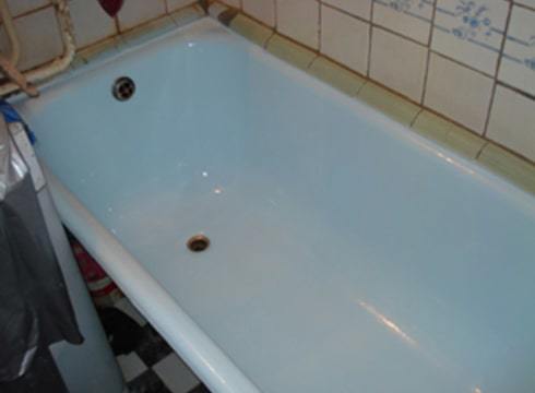 Стальная ванна после покрытия в саратове